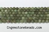 CAP709 15.5 inches 8mm round green apatite gemstone beads wholesale