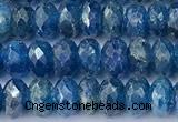 CAP747 15 inches 4*6mm faceted rondelle apatite beads