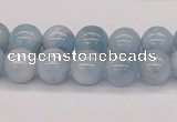 CAQ116 15.5 inches 8mm round AA grade natural aquamarine beads