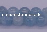 CAQ125 15.5 inches 12mm round AAA grade natural aquamarine beads