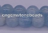 CAQ126 15.5 inches 14mm round AAA grade natural aquamarine beads