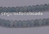 CAQ136 15.5 inches 3*4mm rondelle natural aquamarine beads