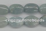 CAQ144 15.5 inches 13*18mm oval natural aquamarine beads wholesale