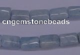 CAQ152 15.5 inches 8*12mm rectangle natural aquamarine beads