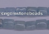 CAQ153 15.5 inches 10*12mm rectangle natural aquamarine beads