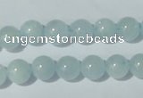 CAQ202 15.5 inches 10mm round natural aquamarine beads wholesale