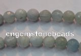 CAQ221 15 inches 5mm faceted round aquamarine beads wholesale