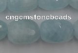 CAQ416 15.5 inches 18*25mm faceted nuggets natural aquamarine beads