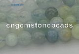 CAQ431 15.5 inches 6mm round natural aquamarine beads wholesale