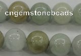 CAQ455 15.5 inches 12mm round aquamarine beads wholesale