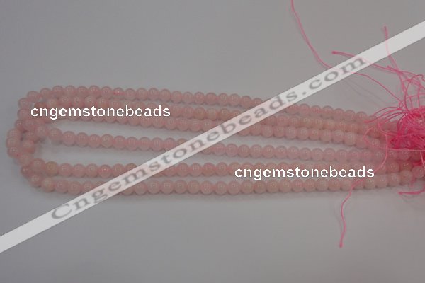 CAQ481 15.5 inches 6mm round natural pink aquamarine beads