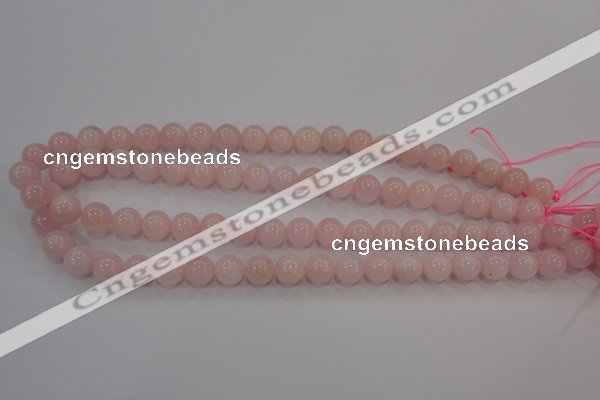 CAQ482 15.5 inches 8mm round natural pink aquamarine beads