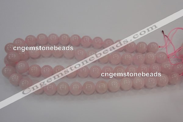 CAQ485 15.5 inches 14mm round natural pink aquamarine beads