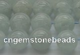 CAQ503 15.5 inches 10mm round natural aquamarine beads