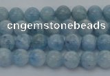 CAQ508 15.5 inches 4mm round A+ grade natural aquamarine beads