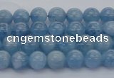 CAQ535 15.5 inches 4mm round AAA grade natural aquamarine beads