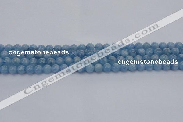 CAQ536 15.5 inches 6mm round AAA grade natural aquamarine beads