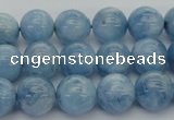 CAQ538 15.5 inches 10mm round AAA grade natural aquamarine beads