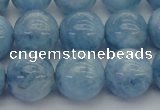 CAQ540 15.5 inches 14mm round AAA grade natural aquamarine beads