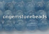 CAQ545 15.5 inches 8mm round AAAA grade natural aquamarine beads