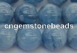 CAQ548 15.5 inches 14mm round AAAA grade natural aquamarine beads