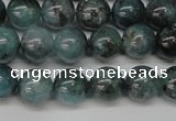 CAQ602 15.5 inches 8mm round aquamarine gemstone beads