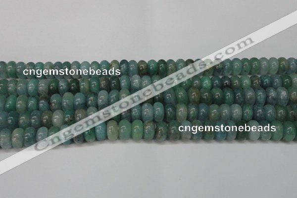 CAQ611 15.5 inches 5*8mm rondelle aquamarine gemstone beads