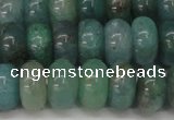 CAQ612 15.5 inches 6*10mm rondelle aquamarine gemstone beads