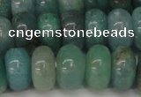 CAQ614 15.5 inches 8*14mm rondelle aquamarine gemstone beads