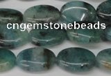 CAQ628 15.5 inches 10*14mm oval aquamarine gemstone beads