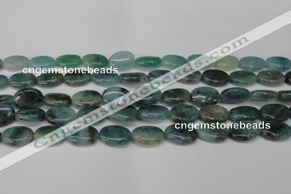 CAQ630 15.5 inches 13*18mm oval aquamarine gemstone beads