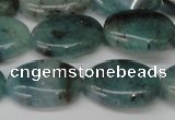 CAQ631 15.5 inches 15*20mm oval aquamarine gemstone beads