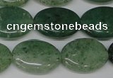 CAQ633 15.5 inches 13*18mm oval aquamarine gemstone beads