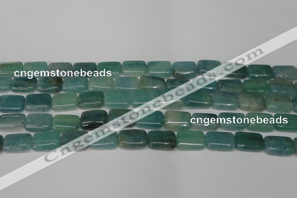 CAQ645 15.5 inches 12*16mm rectangle aquamarine gemstone beads