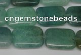 CAQ646 15.5 inches 13*18mm rectangle aquamarine gemstone beads