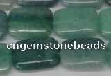 CAQ647 15.5 inches 15*20mm rectangle aquamarine gemstone beads