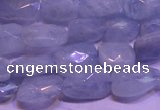 CAQ651 15.5 inches 8*12mm - 10*14mm faceted freeform aquamarine beads