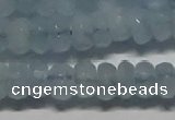 CAQ761 15.5 inches 5*8mm faceted rondelle aquamarine beads