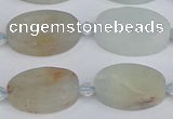 CAQ802 15.5 inches 13*20mm oval aquamarine gemstone beads