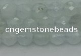 CAQ820 15.5 inches 6mm faceted round aquamarine beads wholesale