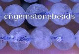 CAQ886 15.5 inches 6mm faceted round natural aquamarine beads