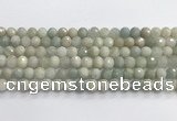 CAQ912 15.5 inches 8mm faceted round aquamarine beads wholesale