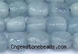 CAQ940 15 inches 6*6mm – 6*8mm nuggets aquamarine beads