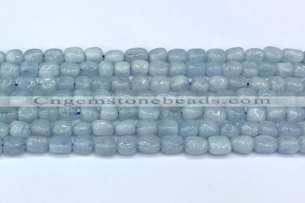 CAQ940 15 inches 6*6mm – 6*8mm nuggets aquamarine beads