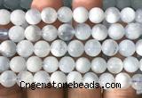 CAQ972 15 inches 8mm round aquamarine beads wholesale