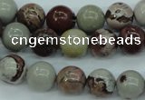 CAR04 15.5 inches 10mm round artistic jasper beads wholesale