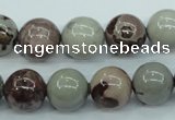 CAR05 15.5 inches 12mm round artistic jasper beads wholesale