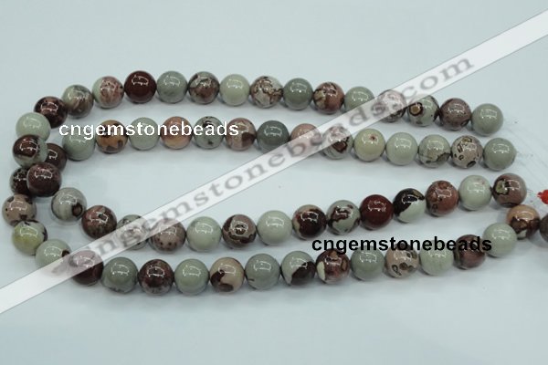 CAR05 15.5 inches 12mm round artistic jasper beads wholesale