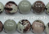 CAR07 15.5 inches 16mm round artistic jasper beads wholesale