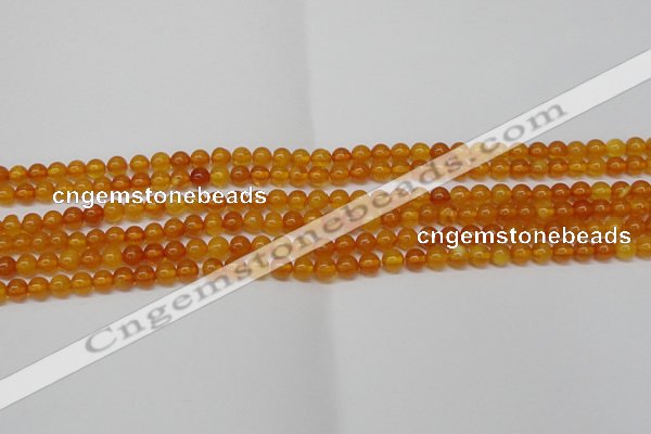 CAR102 15.5 inches 5mm round natural amber beads